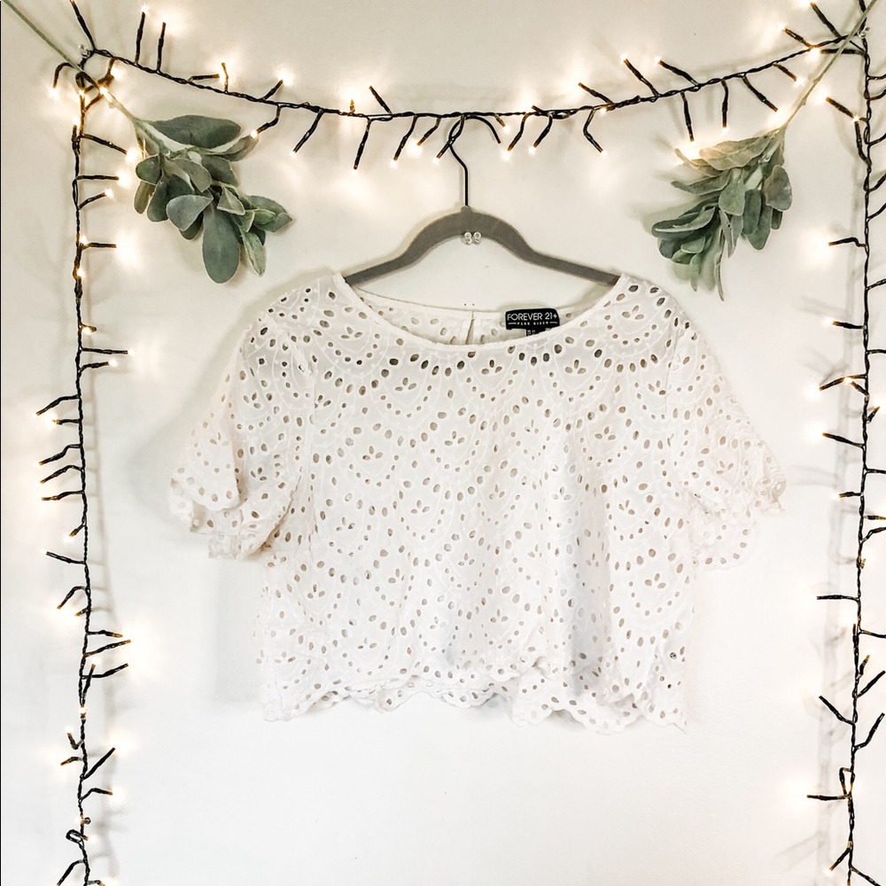 White Crop Top